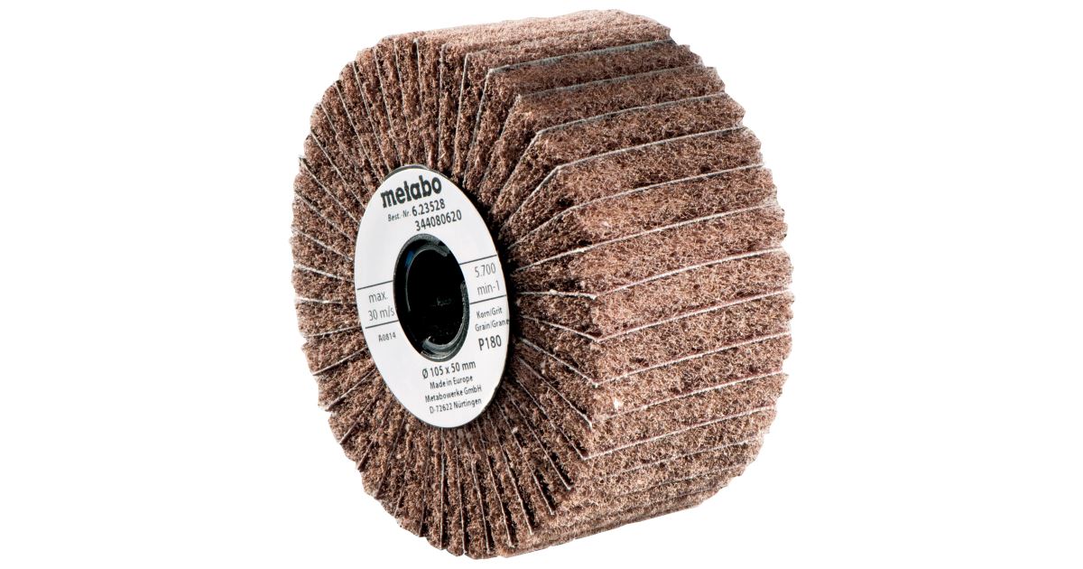 METABO Muela abrasiva de láminas P80, 105 x 100 mm (para SE 12-115) 623484000