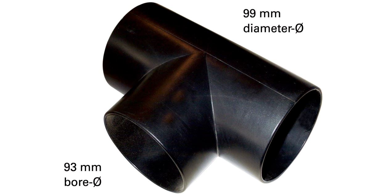 METABO Ramal para conectar 2 mangueras al dispositivo de aspiración de aserrín 0913031296