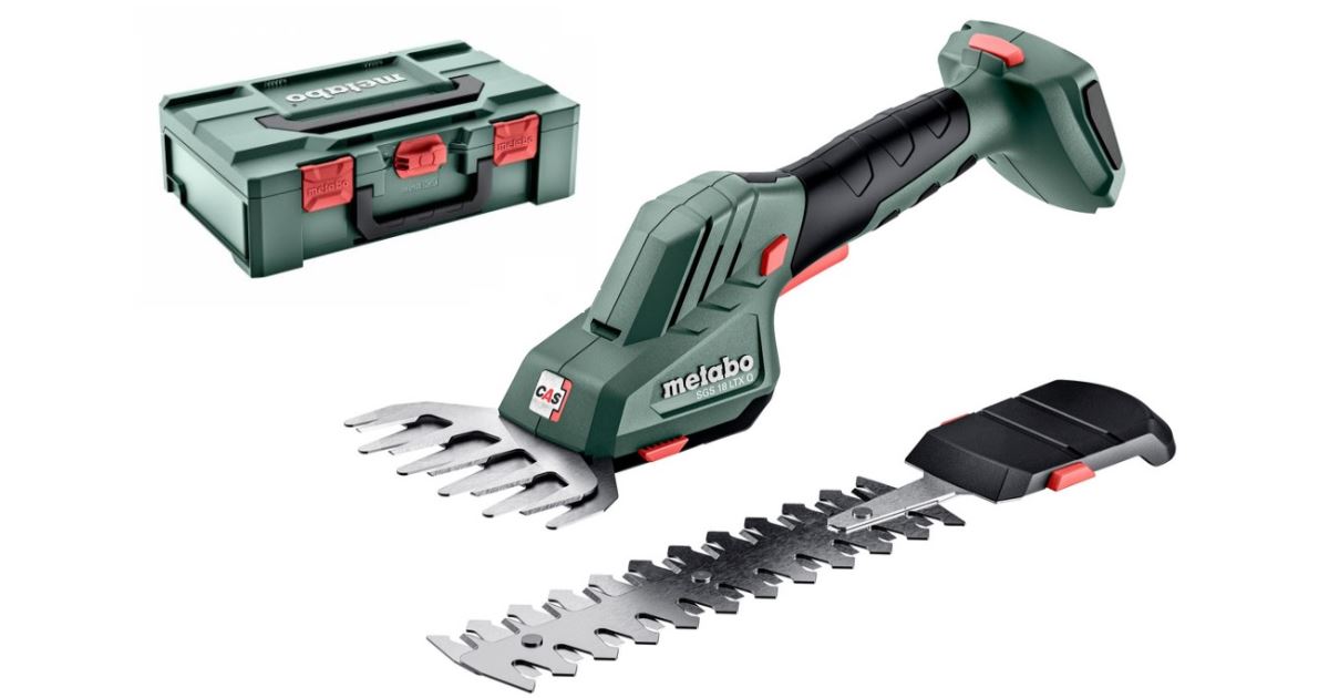 Metabo SGS 18 LTX Q Tijera para césped y arbustos a batería (metaBOX 145 L) 601609840