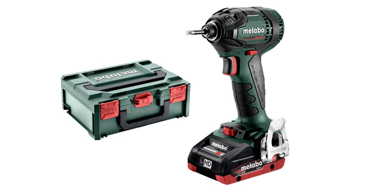 Metabo SSD 18 LTX 200 BL Atornillador de impacto inalámbrico 602396800