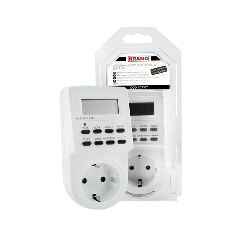 MINI RELOJ PROGRAMABLE DIGITAL 24H KRANG