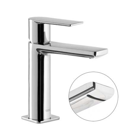 Monomando lavabo tres loft caÑo cascada maneta 200.101.01.d con desagÜe automatico