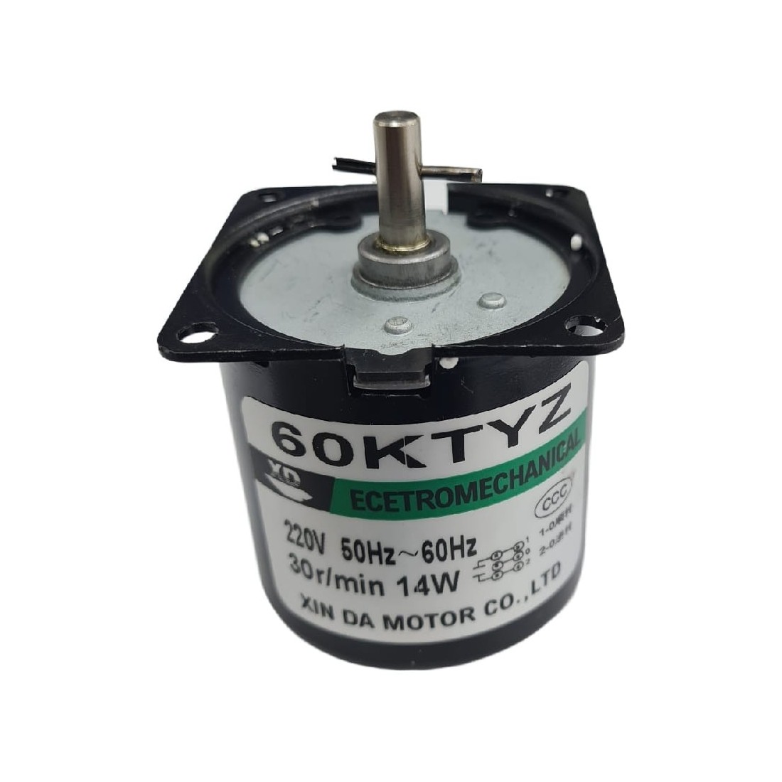Motor chocolatera CH-5 CH-10 TYK-60A Despiece 13 60KTYZ Eje con pasador altura 18mm Ø7mm