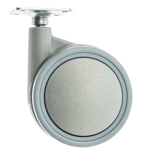 Ruedas - Rueda Nylon D75 H91 50KG Pletina Gris