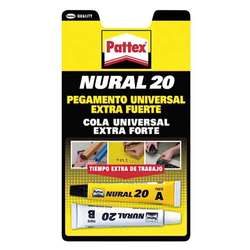 Nural- 20Blanco Transparente (Juego 2 Tubos 22 cm³.) HENKEL