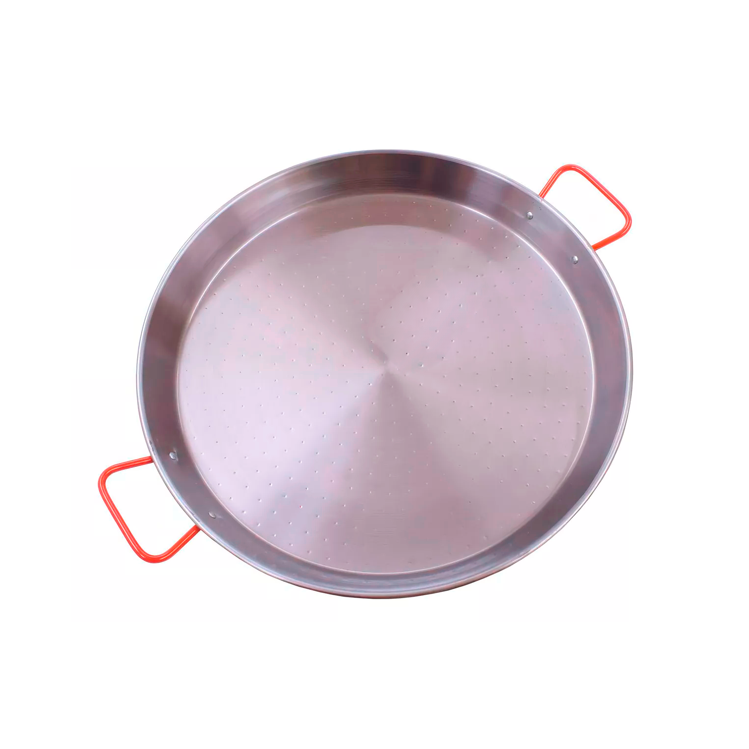 Paellera Valenciana Acero Pulido 7 Personas Garcima 36 Cm Plateado