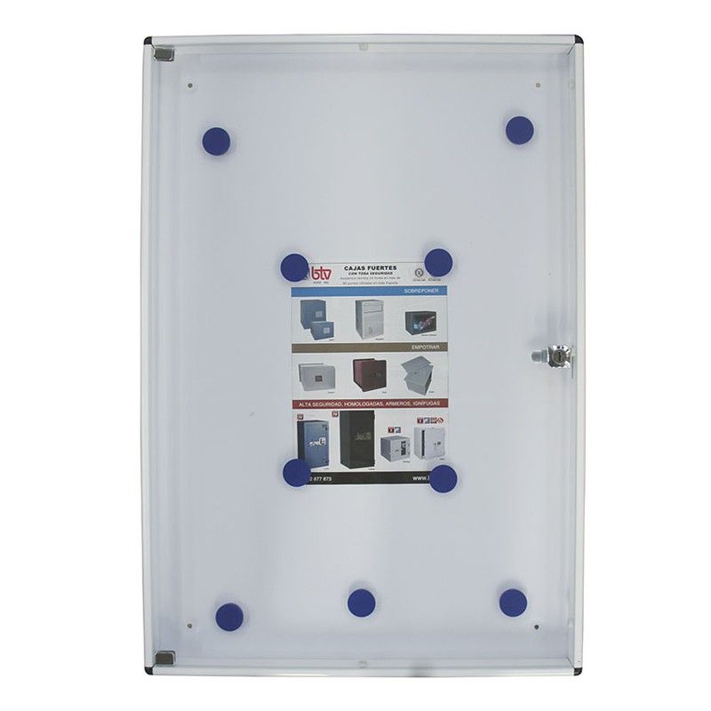 Panel Anuncios "V2". 4 Din A4. Blco. 202D127 Btv