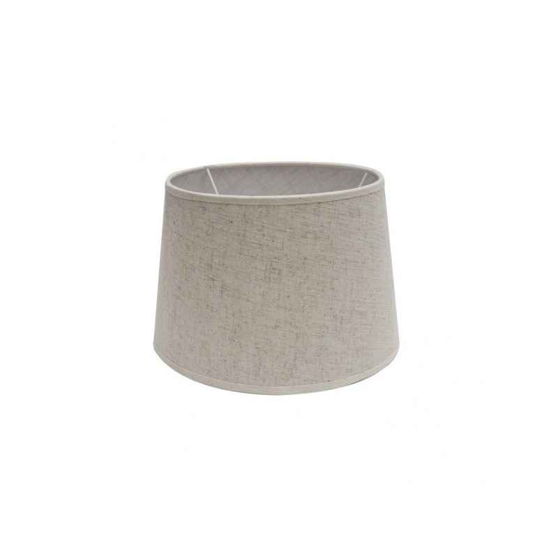 Pantalla Agueda E27 Beis 35dx25dx20h Conica Abierta