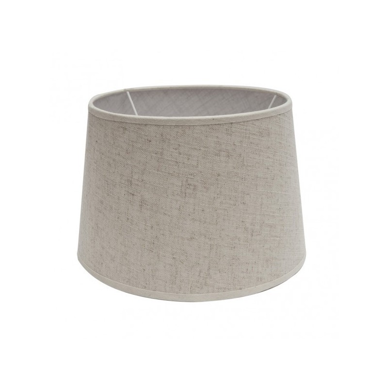 Pantalla Agueda E27 Beis 40dx30dx25h Conica Abierta