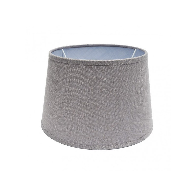 Pantalla Agueda E27 Gris 40dx30dx25h Conica Abierta