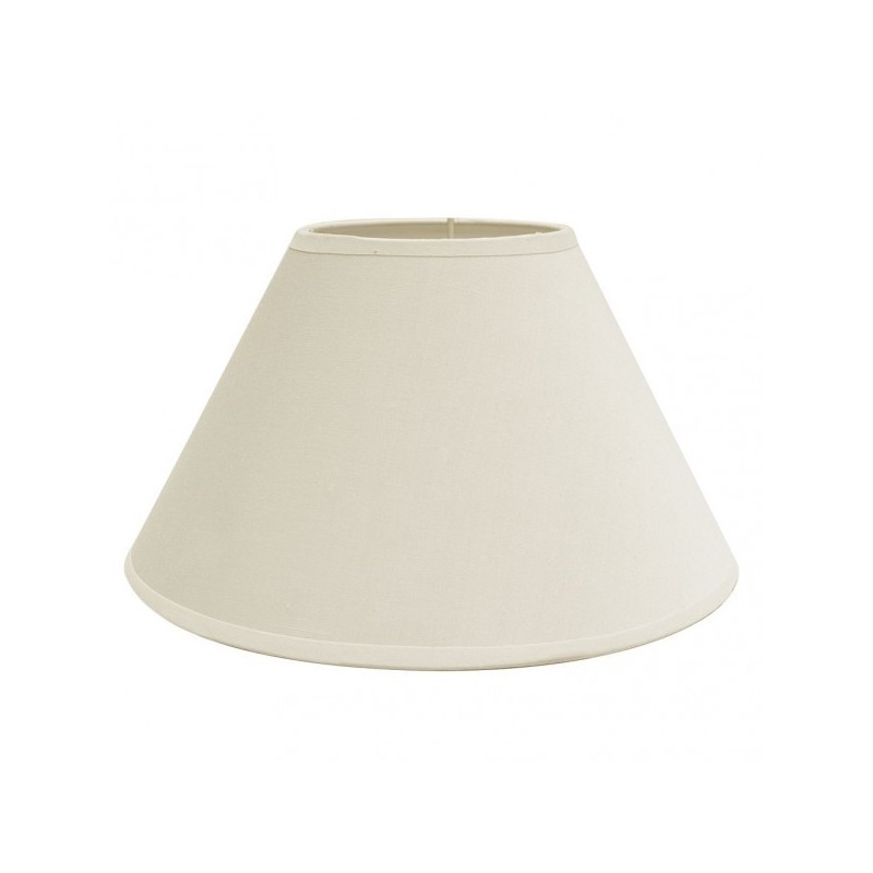 Pantalla Clara E27 Beis 45dx23dx29h Conica Cerrada