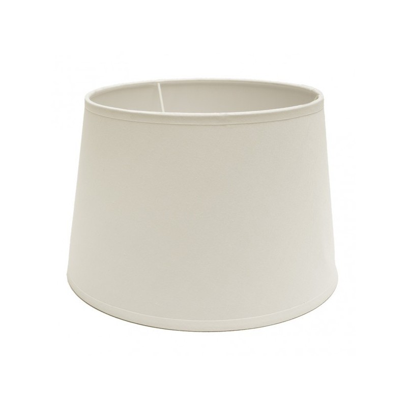 Pantalla Clara E27 Beis 45dx35dx31h Conica Abierta