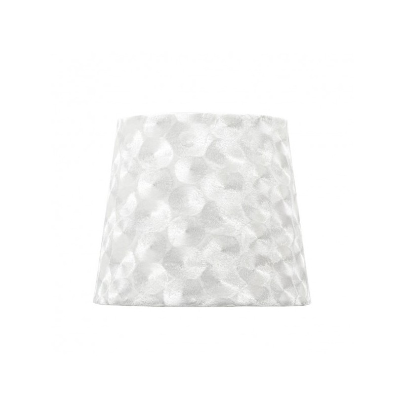 Pantalla Fatima E27 30dx15dx20htejido Blanco Nacar
