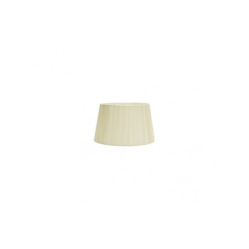 Pantalla Laura E27 Beis 15dx12dx13h Conica Abierta