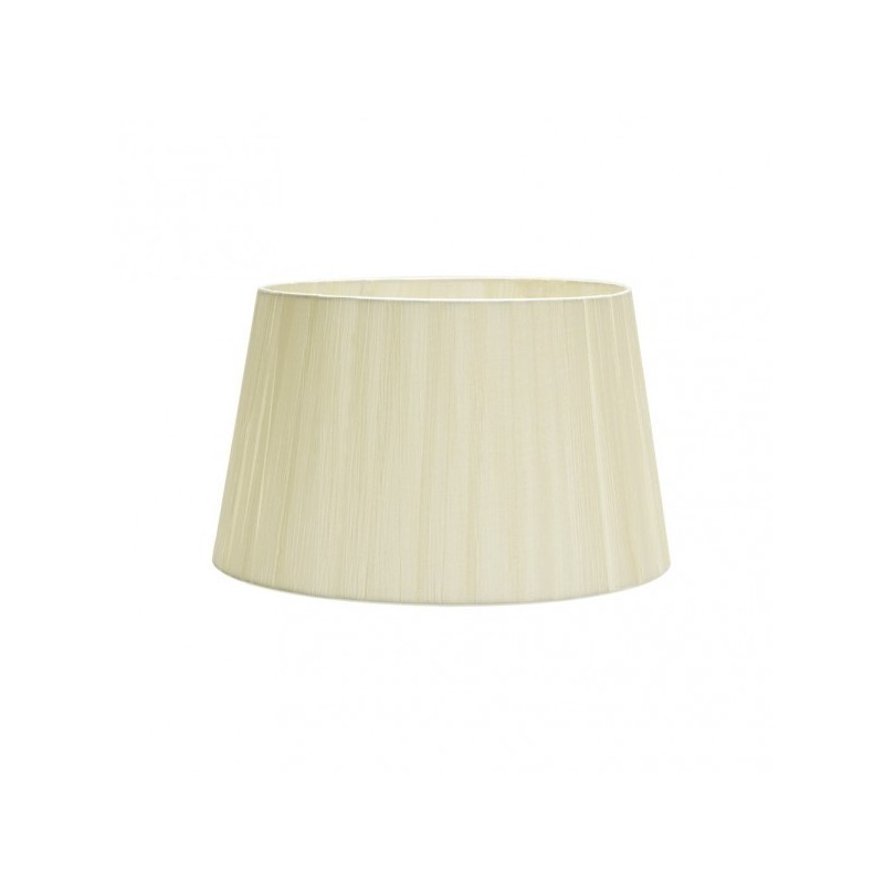 Pantalla Laura E27 Beis 40dx30dx25h Conica Abierta