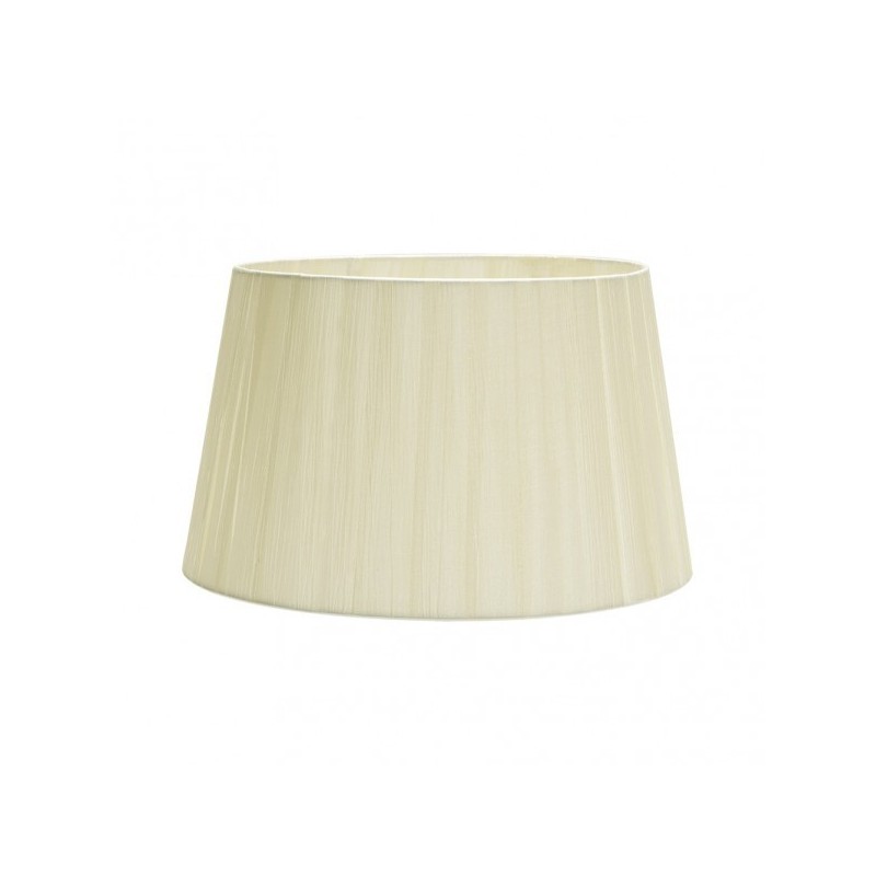 Pantalla Laura E27 Beis 45dx35dx30h Conica Abierta