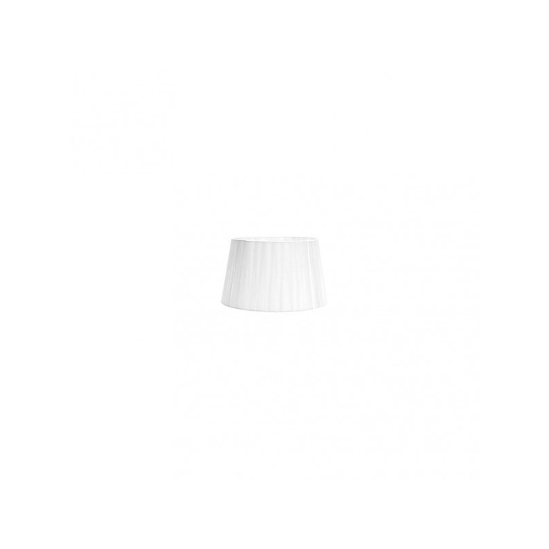 Pantalla Laura E27 Blanca 15dx12dx13h Conica Abierta