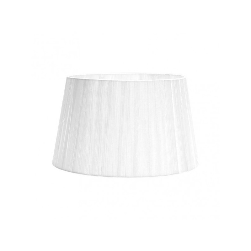 Pantalla Laura E27 Blanca 45dx35dx30h Conica Abierta