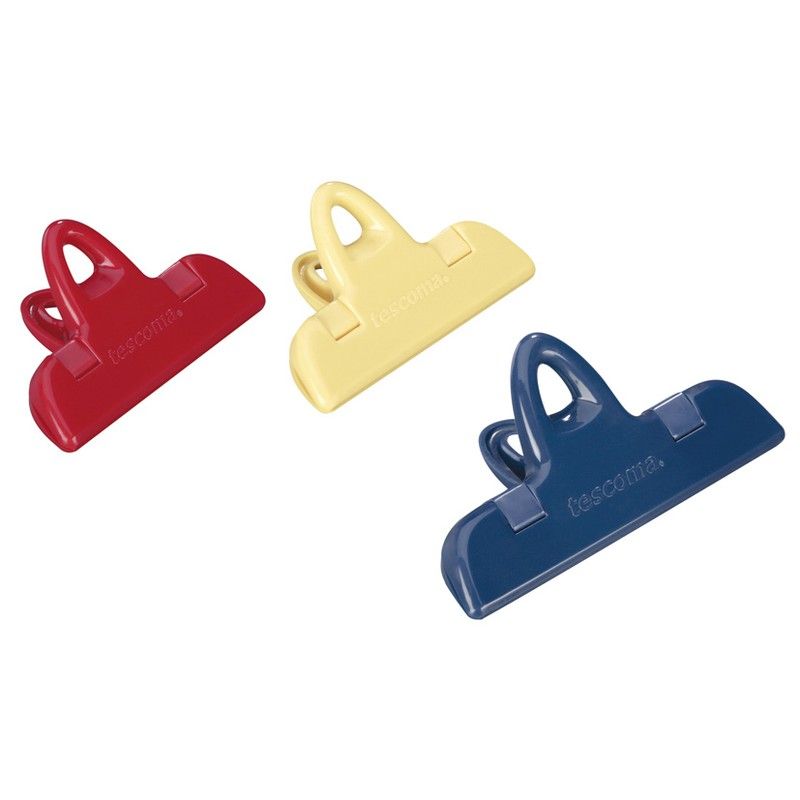 Pinza Cierrabolsas Jgo.2+1, 7 Y 11 Cm. 195Y762 Tescoma