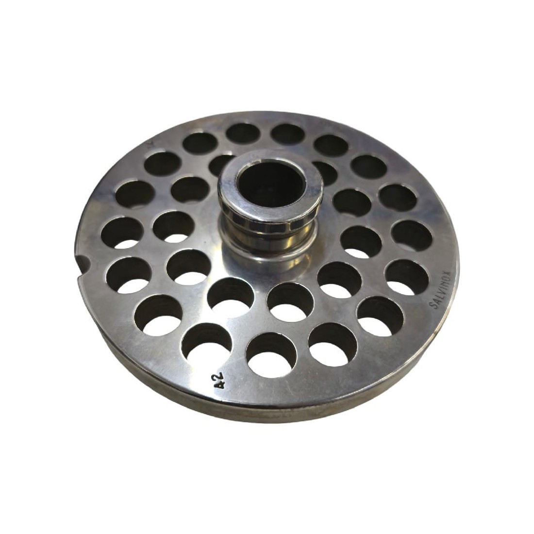 Placa Picadora de carne 42 Taladro 14mm con pivote 1 muesca Inoxidable Enterprise