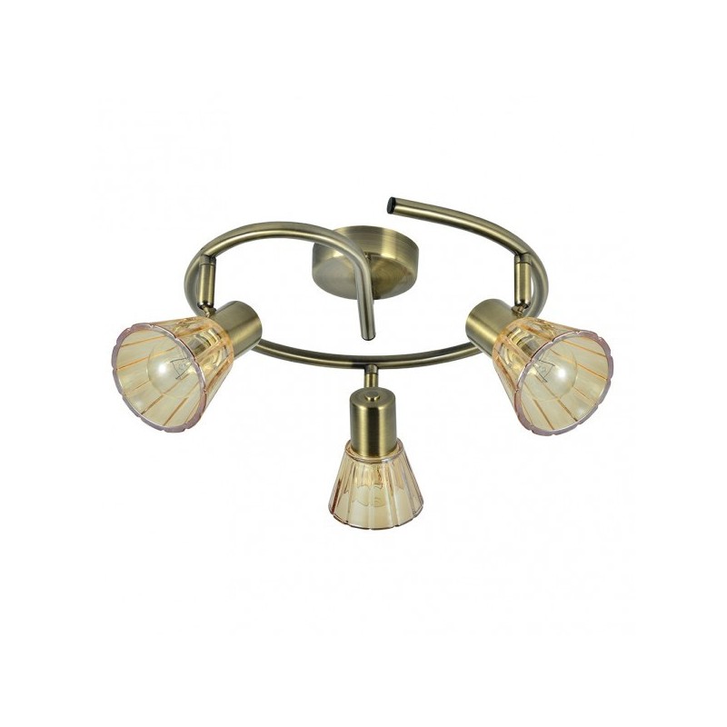 Plafon Cooper 3xe14 Cuero 16x32x32 Cm