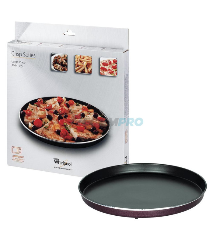 PLATO CRISP PARA HORNO Y MICROONDAS DE LA MARCA WHIRLPOOL 480131000085