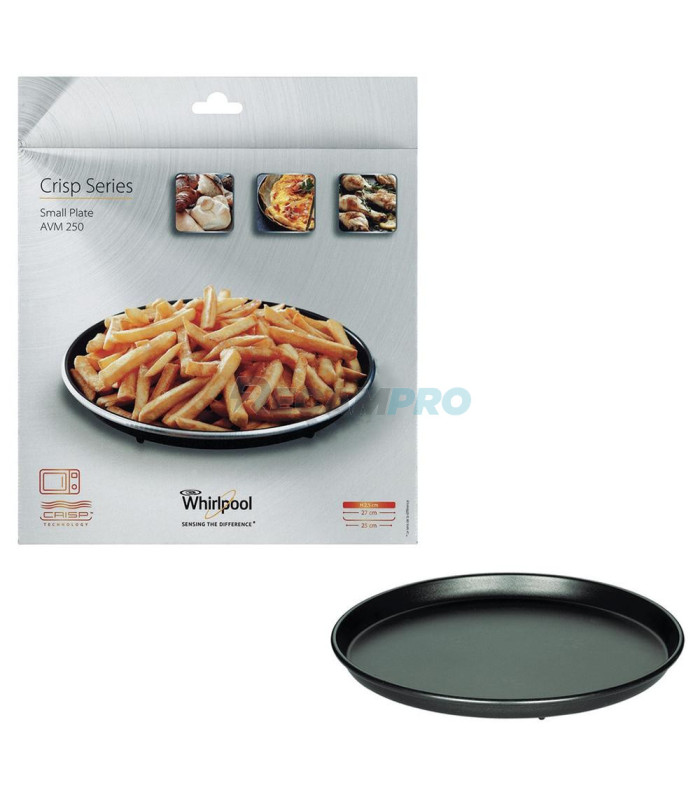 PLATO CRISP WHIRLPOOL PARA HORNO Y MICROONDAS 480131000083