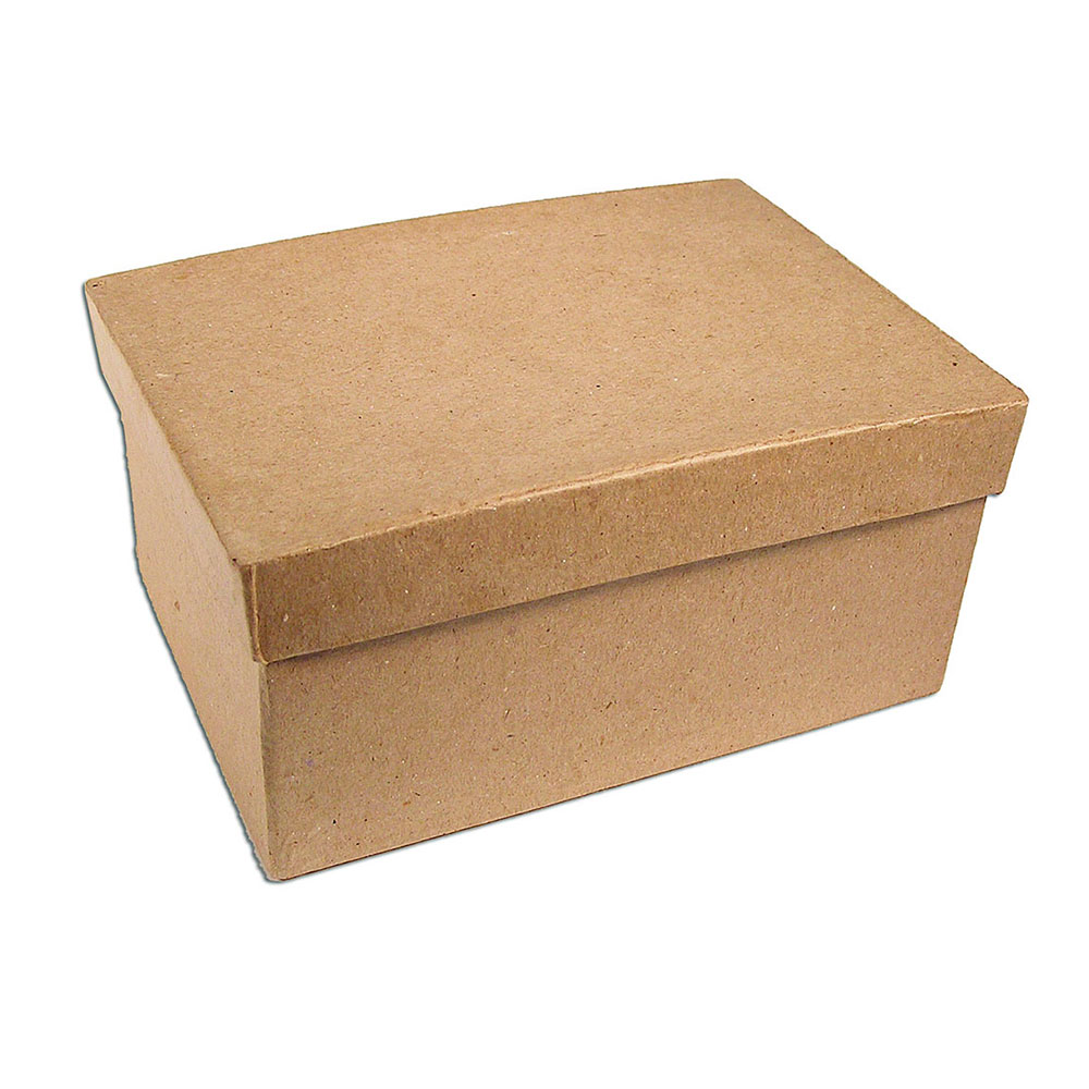 Caja Papel Maché Rectangular 15x11x7 cm