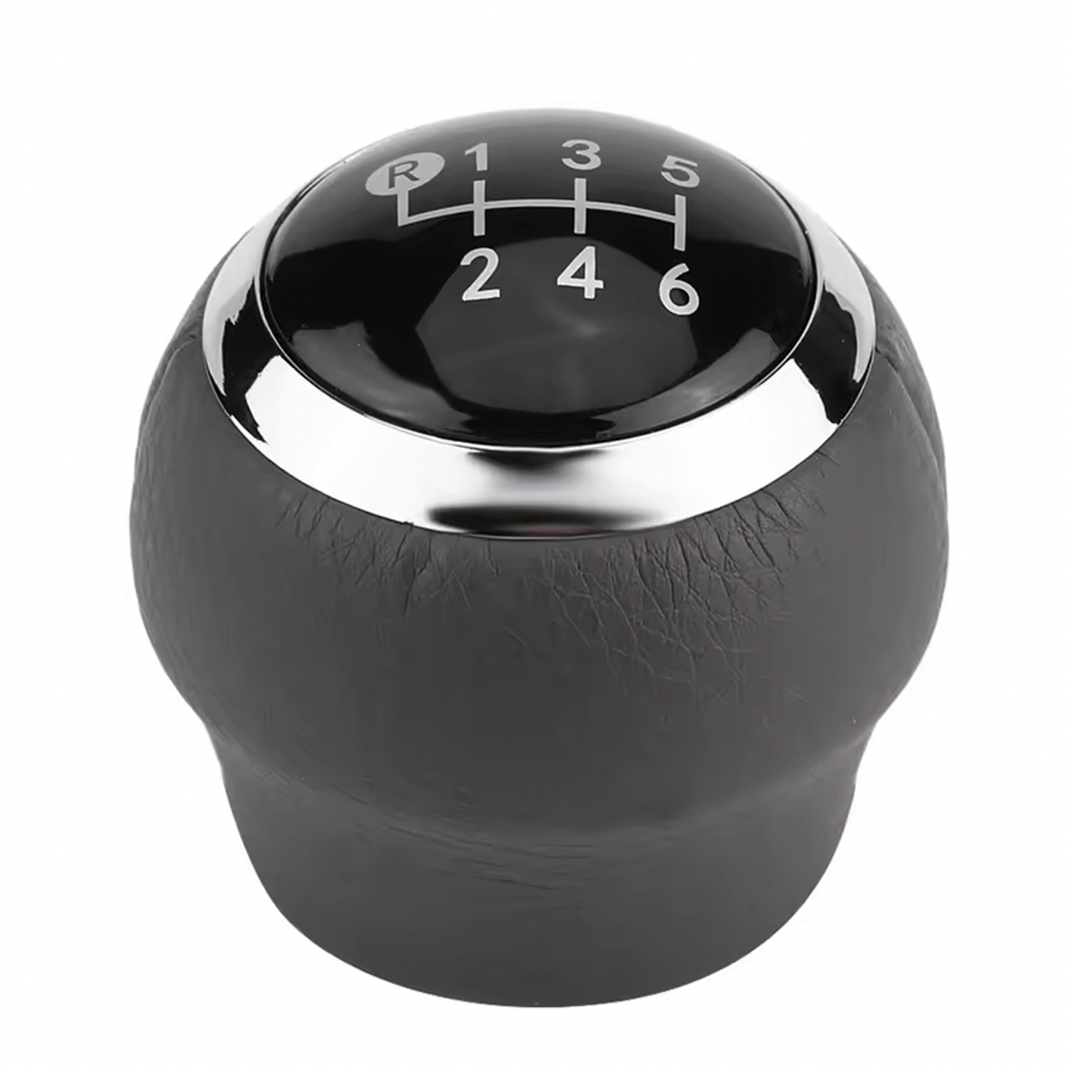 Pomo De 6 Cambios Marcha Coche Compatible Con Toyota  Negro