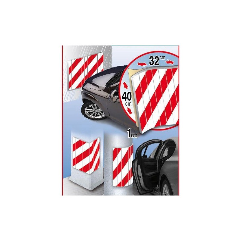 Protector Antiroces Cochera Adhesivo Flexible 32x40 cm.