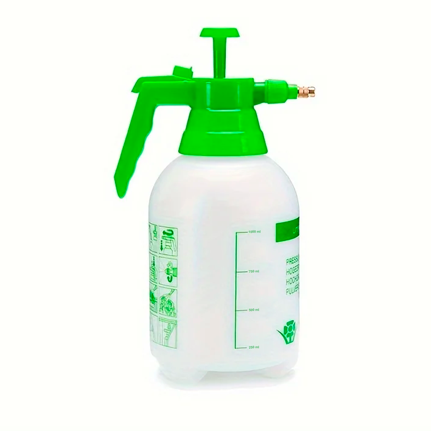 Pulverizador A Presión Con Mecanismo De Gatillo Con Bloqueo 1 Litro