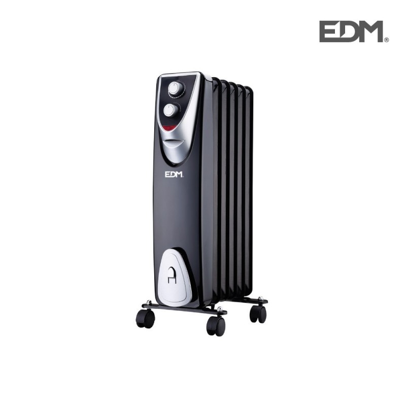 Radiador EDM Black Edition Sin Aceite 6 Elementos 400/600/1.000W