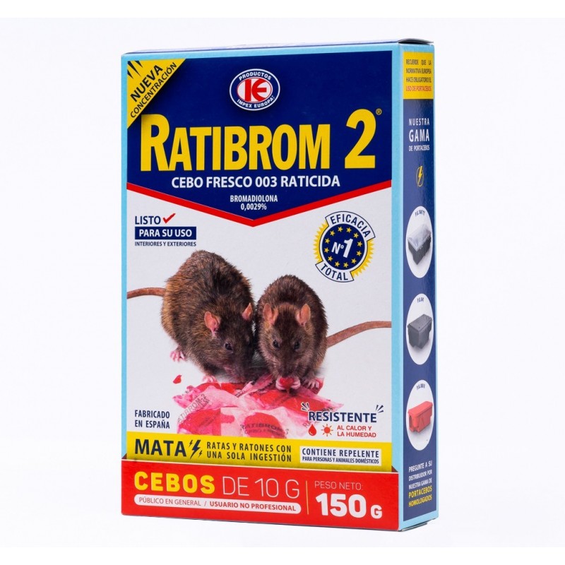 Raticida Ratibrom 2 150gr
