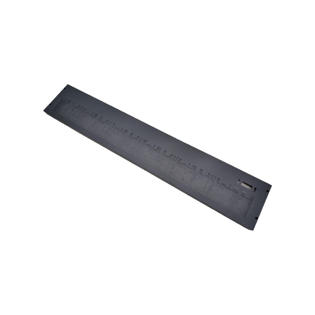 Rejilla frontal metálica negra BLG1880-3M 1880x335mm