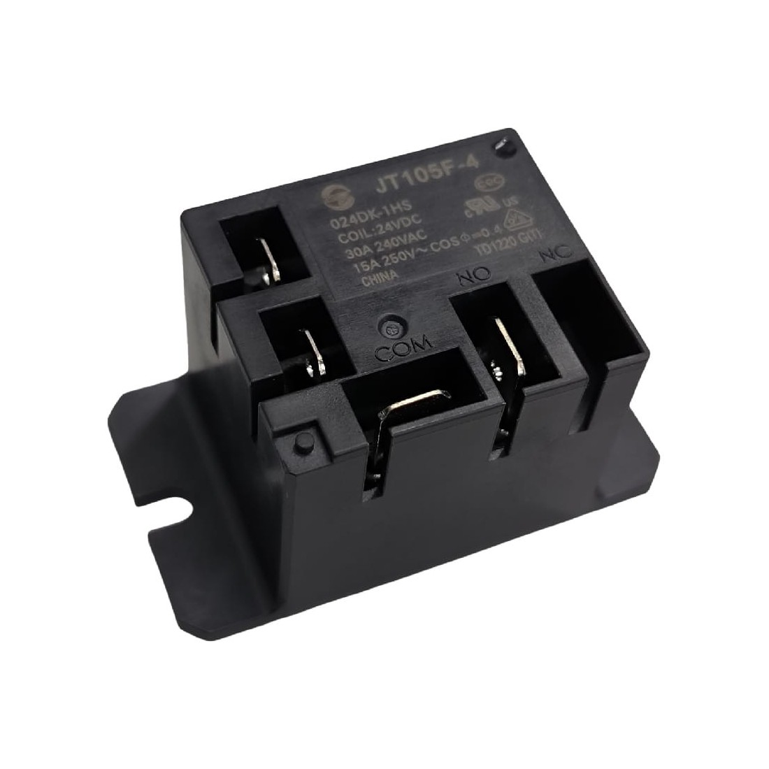 Rele de potencia JT105F-4 30A 240VAC Bobina 24V DC