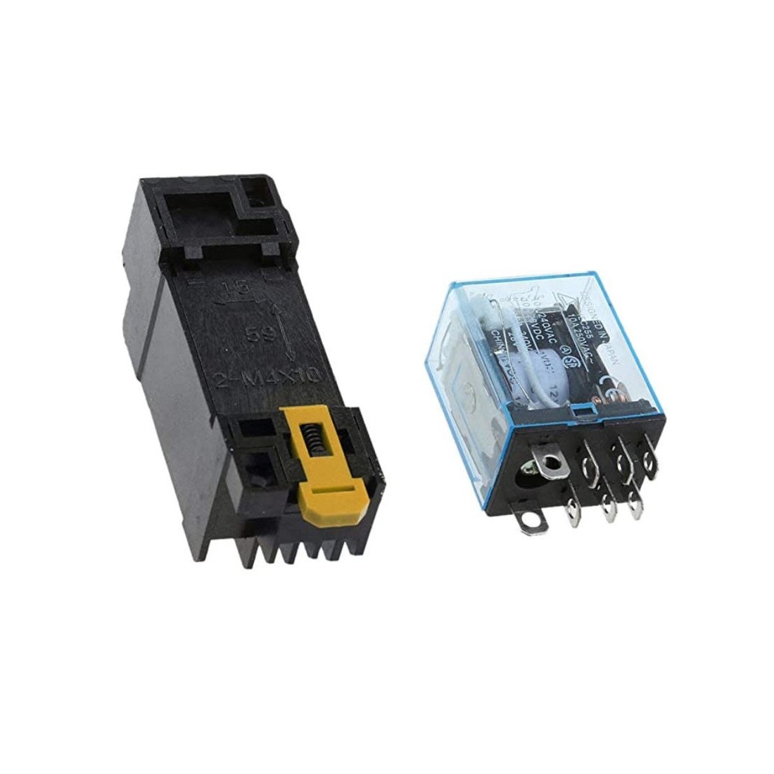 Relé Zócalo JQX-13F PTF08A SL48 Bobina 220-240VAC 10A 8 PIN