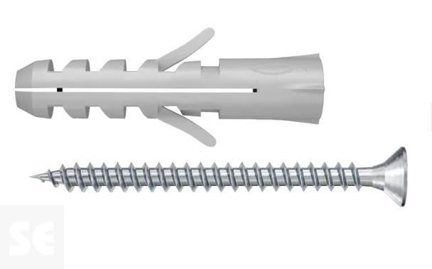 Taco Fischer de expansión S 7x30 con tornillo (12u)