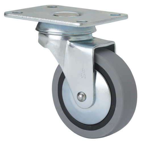 Ruedas - Rueda ALEX Goma Gris con Pletina Serie B-PGI