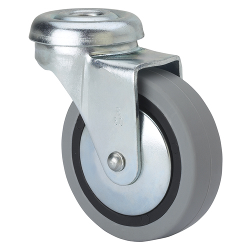 Ruedas - Rueda ALEX Goma Gris con Tornillo Serie B-PGI