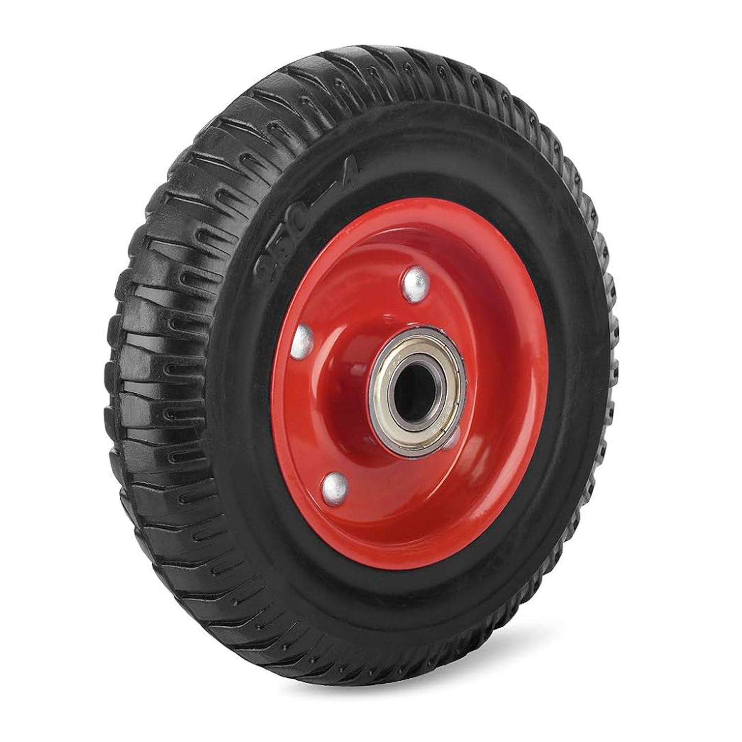 Rueda Neumatica Con Tacos De Carretilla 130 Kg Negro 125 Mm Negro