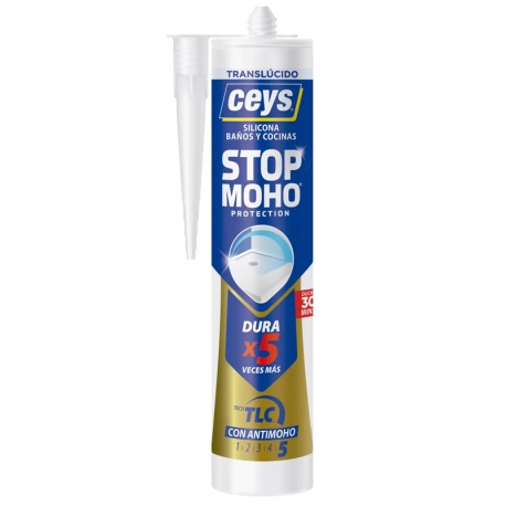 Silicona ceys stop moho 280ml translucido 5466
