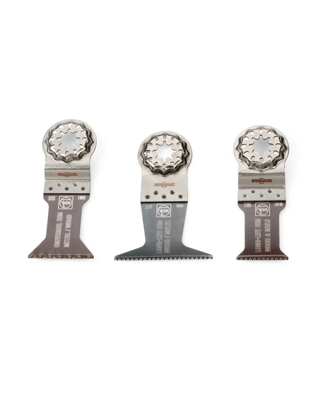 Set de 3 hojas de sierra FEIN E-Cut Combo Starlock WOOD & METAL