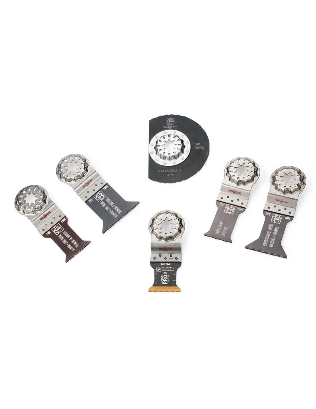 Set de 6 hojas de sierra FEIN Best of Starlock METAL