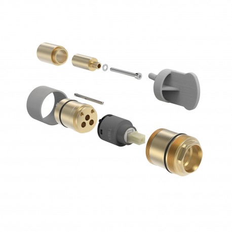 SET DE PROLONGACIÓN PARA LOS GRIFOS MONOMANDO EMPOTRADO DE 2 VÍAS RAPID-BOX- Tres Griferías