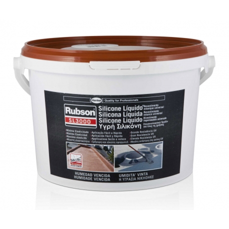 Silicona liquida rubson sl3000 5 kg teja