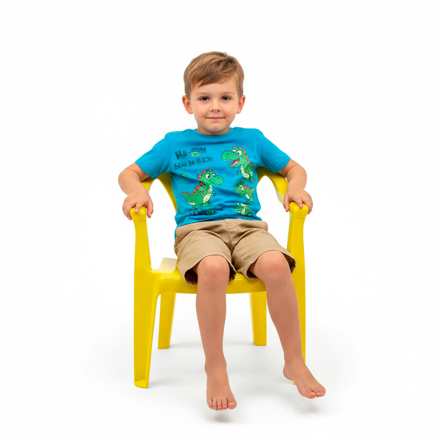 Silla Infantil Plastico Amarillo