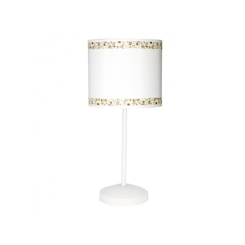 Sobremesa Cenefa Blanco/marron 1xe14