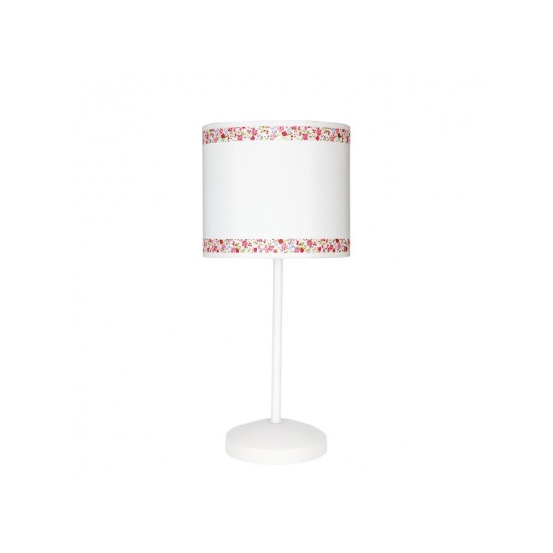 Sobremesa Cenefa Blanco/rosa 1xe14