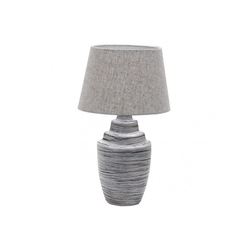 Sobremesa Ceramica Tui 1xe27 Zinc Pantalla Gris 41,5x24x24 Cm