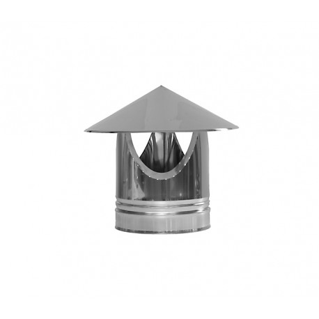 Sombrerete para chimenea DW PELLETS 316L/304 Ø80 mm - DINAK